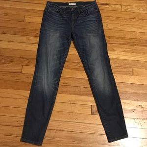 Madewell dark skinny jeans